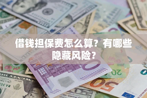 武汉借钱担保费怎么算？有哪些隐藏风险？