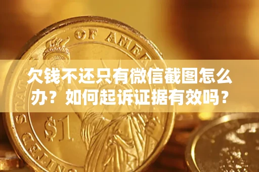 武汉欠钱不还只有微信截图怎么办？如何起诉证据有效吗？