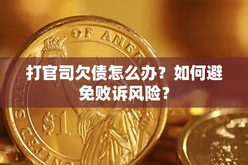 武汉打官司欠债怎么办？如何避免败诉风险？