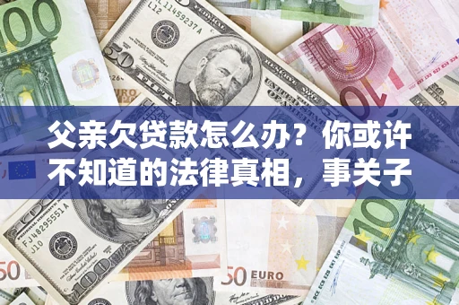 武汉父亲欠贷款怎么办？你或许不知道的法律真相，事关子女未来