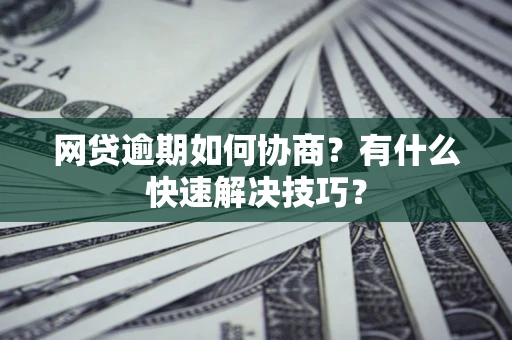 武汉网贷逾期如何协商？有什么快速解决技巧？