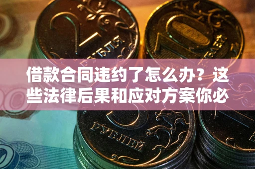 武汉借款合同违约了怎么办？这些法律后果和应对方案你必须知道