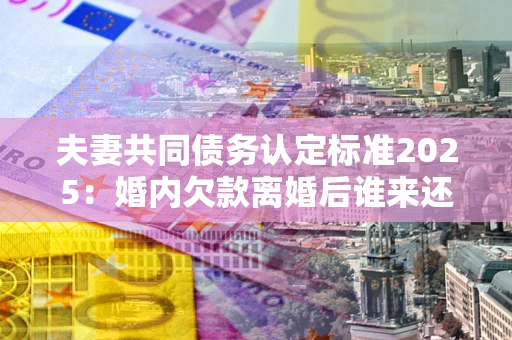 武汉夫妻共同债务认定标准2025:婚内欠款离婚后谁来还? 武汉夫妻共同债务认定标准2025:婚内欠款离婚后谁来还?